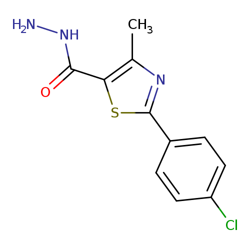 2-(4-Chlorophenyl)-4-methylthiazole-5-carbohydrazide