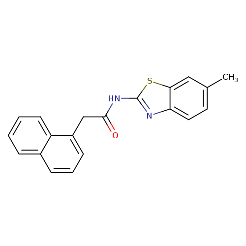 N-(6-methyl-1,3-benzothiazol-2-yl)-2-(naphthalen-1-yl)acetamide