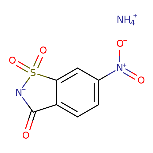 ammonium6-nitro-1,1,3-trioxo-2,3-dihydro-1lambda6,2-benzothiazol-2-ide