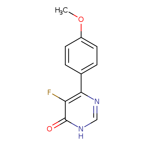 "5-fluoro-6-(4-methoxyphenyl)-3,4-dihydropyrimidin-4-one"