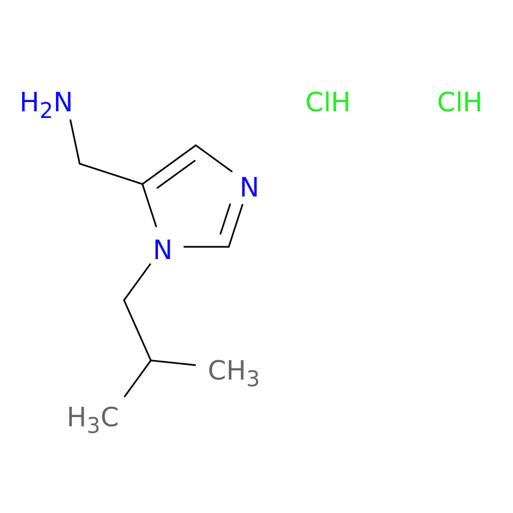 [(1-isobutyl-1H-imidazol-5-yl)methyl]amine dihydrochloride