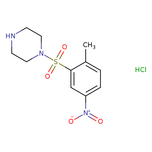 1-(2-methyl-5-nitrobenzenesulfonyl)piperazine hydrochloride