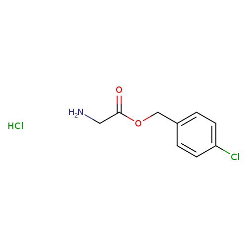 (4-chlorophenyl)methyl 2-aminoacetate hydrochloride