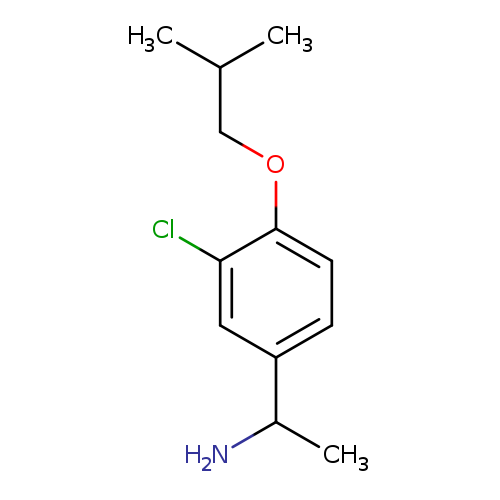 1-[3-Chloro-4-(2-methylpropoxy)phenyl]ethan-1-amine