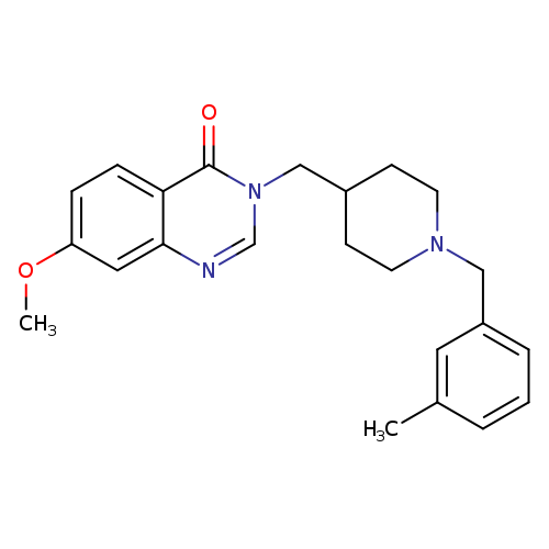 7-methoxy-3-({1-[(3-methylphenyl)methyl]piperidin-4-yl}methyl)-3,4-dihydroquinazolin-4-one