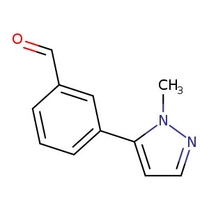 Benzaldehyde, 3-(1-methyl-1H-pyrazol-5-yl)-