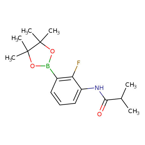 N-[2-Fluoro-3-(tetramethyl-1,3,2-dioxaborolan-2-yl)phenyl]-2-methylpropanamide