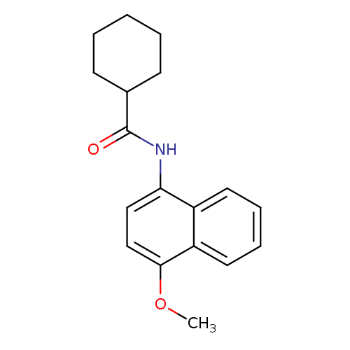 N-(4-methoxynaphthalen-1-yl)cyclohexanecarboxamide