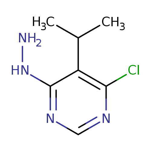 4-chloro-6-hydrazinyl-5-(propan-2-yl)pyrimidine