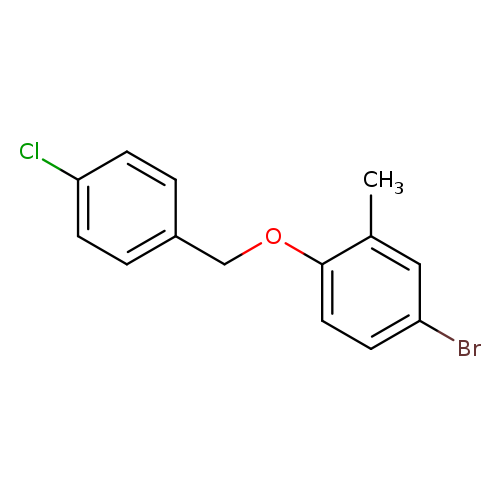 4-bromo-1-[(4-chlorophenyl)methoxy]-2-methylbenzene