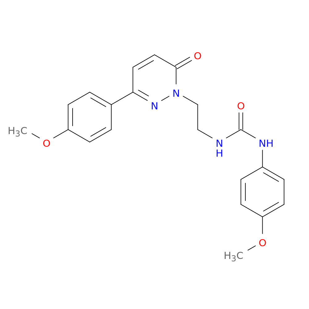 1-(4-methoxyphenyl)-3-{2-[3-(4-methoxyphenyl)-6-oxo-1,6-dihydropyridazin-1-yl]ethyl}urea