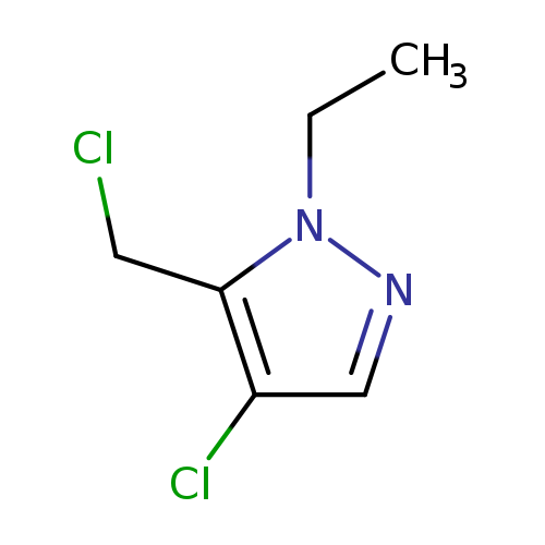 4-chloro-5-(chloromethyl)-1-ethyl-1H-pyrazole