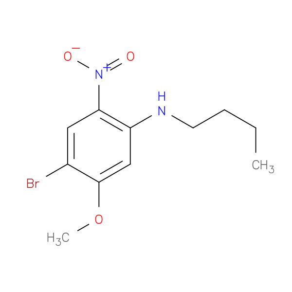 4-Bromo-N-butyl-5-methoxy-2-nitroaniline