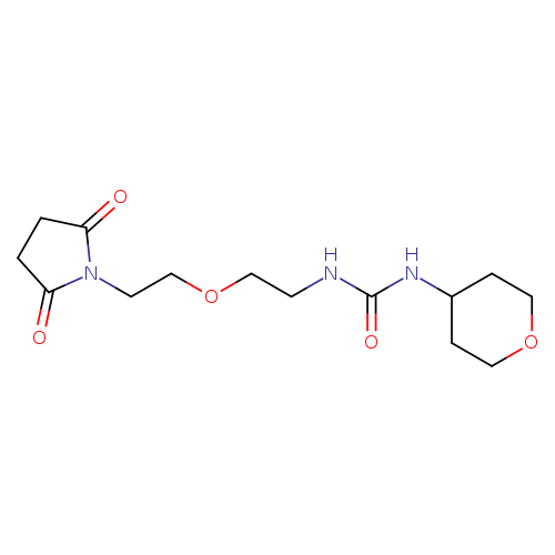 3-{2-[2-(2,5-dioxopyrrolidin-1-yl)ethoxy]ethyl}-1-(oxan-4-yl)urea