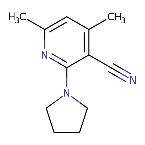 4,6-Dimethyl-2-(pyrrolidin-1-yl)nicotinonitrile
