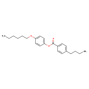 4-N-Butylbenzoic acid 4'-N-hexyloxyphenyl ester