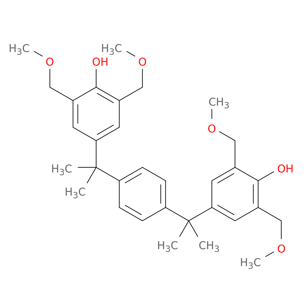 4,4'-(1,4-Phenylenebis(propane-2,2-diyl))bis(2,6-bis(methoxymethyl)phenol)