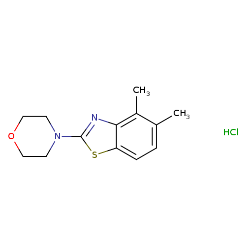 4,5-dimethyl-2-(morpholin-4-yl)-1,3-benzothiazole hydrochloride