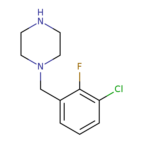 1-[(3-chloro-2-fluorophenyl)methyl]piperazine