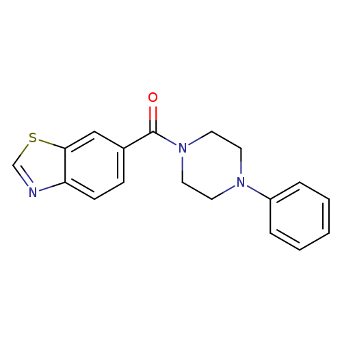 6-(4-phenylpiperazine-1-carbonyl)-1,3-benzothiazole