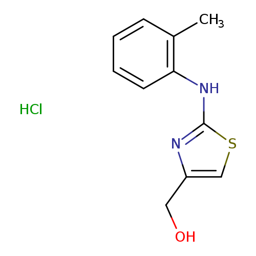 {2-[(2-methylphenyl)amino]-1,3-thiazol-4-yl}methanol hydrochloride