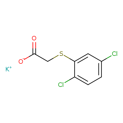 potassium 2-[(2,5-dichlorophenyl)sulfanyl]acetate