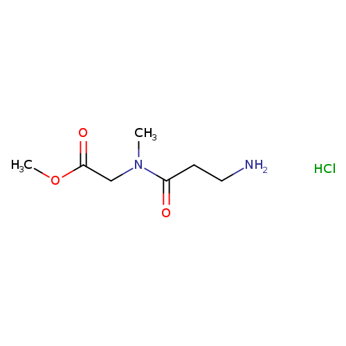 methyl 2-(3-amino-N-methylpropanamido)acetate hydrochloride