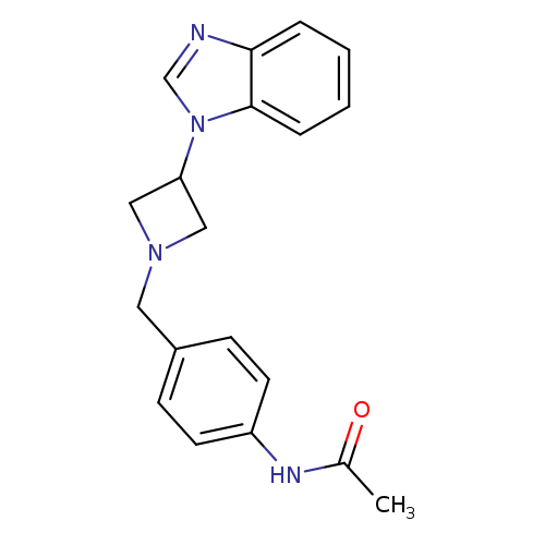 N-(4-{[3-(1H-1,3-benzodiazol-1-yl)azetidin-1-yl]methyl}phenyl)acetamide