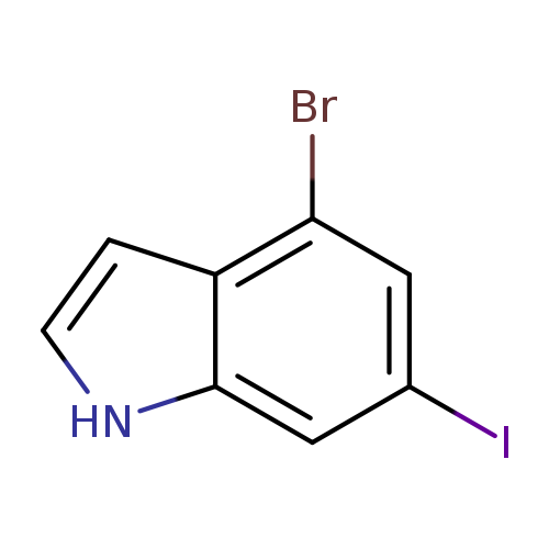 1H-Indole, 4-broMo-6-iodo-