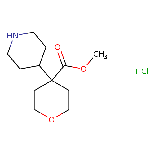 methyl 4-(piperidin-4-yl)oxane-4-carboxylate hydrochloride