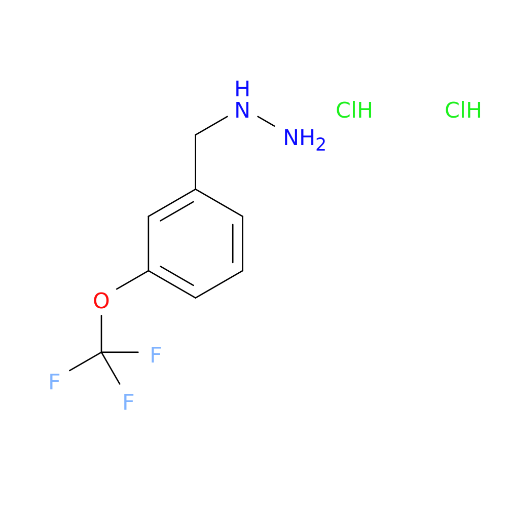 3-Trifluoromethoxybenzylhydrazine dihydrochloride