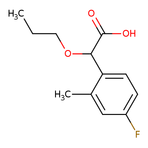 2-(4-fluoro-2-methylphenyl)-2-propoxyacetic acid