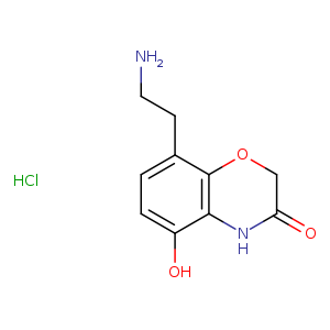 8-(2-Aminoethyl)-5-hydroxy-2H-benzo[b][1,4]oxazin-3(4H)-one hydrochloride