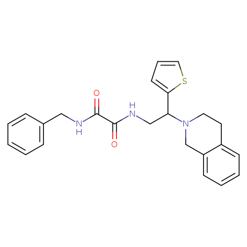 N'-benzyl-N-[2-(1,2,3,4-tetrahydroisoquinolin-2-yl)-2-(thiophen-2-yl)ethyl]ethanediamide