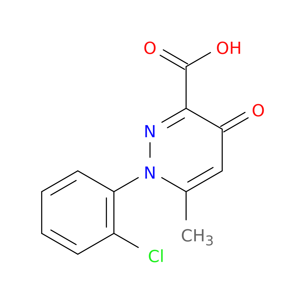 1-(2-chlorophenyl)-6-methyl-4-oxo-1,4-dihydropyridazine-3-carboxylic acid