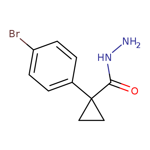 1-(4-Bromophenyl)cyclopropane-1-carbohydrazide