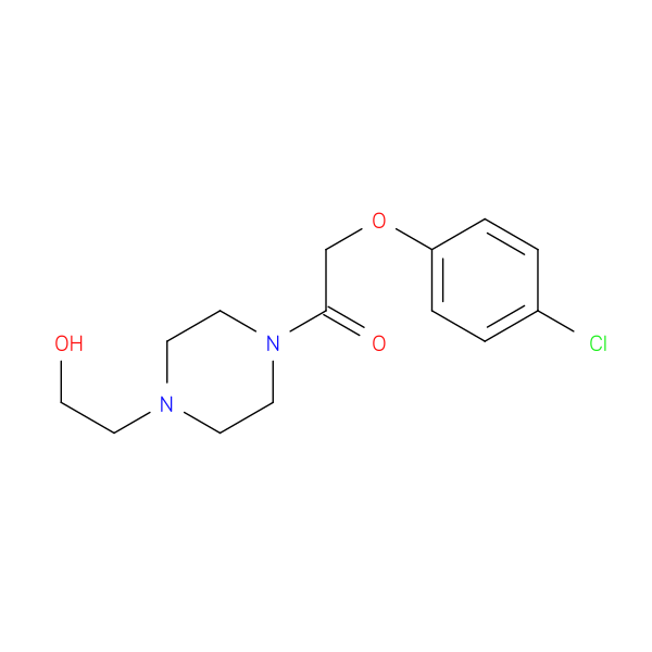 2-{4-[(4-chlorophenoxy)acetyl]-1-piperazinyl}ethanol