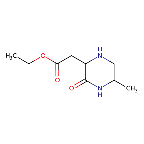 Ethyl 2-(5-methyl-3-oxopiperazin-2-yl)acetate