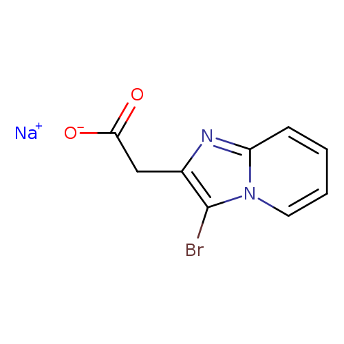 sodium 2-{3-bromoimidazo[1,2-a]pyridin-2-yl}acetate