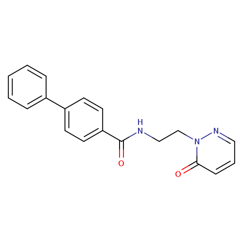 N-[2-(6-oxo-1,6-dihydropyridazin-1-yl)ethyl]-[1,1'-biphenyl]-4-carboxamide