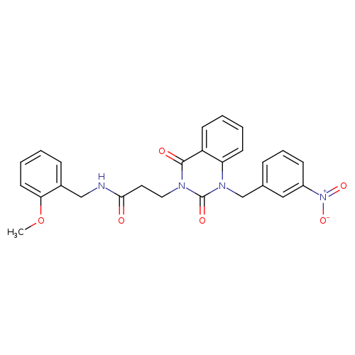 N-[(2-methoxyphenyl)methyl]-3-{1-[(3-nitrophenyl)methyl]-2,4-dioxo-1,2,3,4-tetrahydroquinazolin-3-yl}propanamide