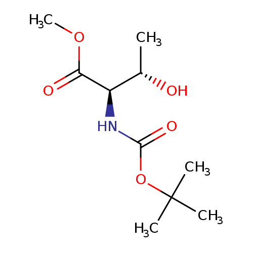 D-Threonine, N-[(1,1-dimethylethoxy)carbonyl]-, methyl ester