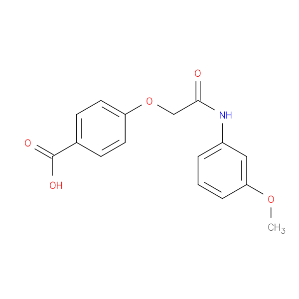 4-{[(3-methoxyphenyl)carbamoyl]methoxy}benzoic acid