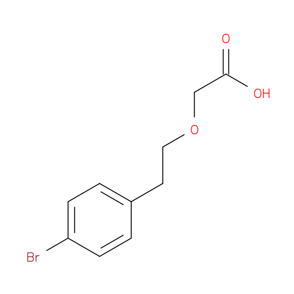 2-[2-(4-Bromophenyl)ethoxy]acetic acid
