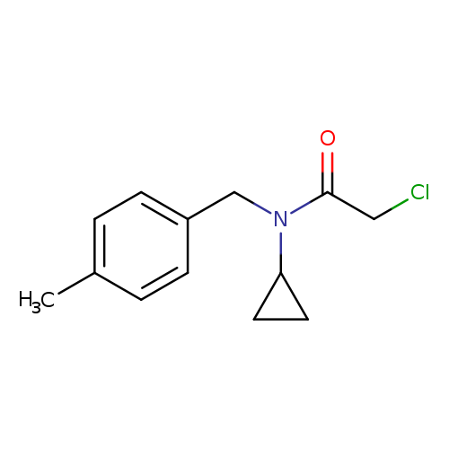 2-Chloro-N-cyclopropyl-N-(4-methylbenzyl)acetamide