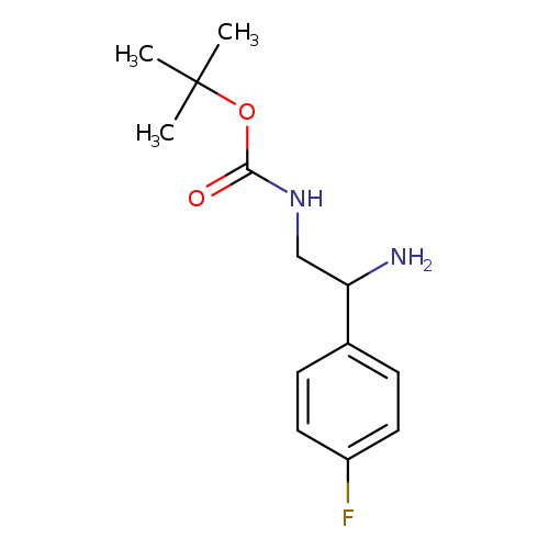 tert-Butyl N-[2-amino-2-(4-fluorophenyl)ethyl]carbamate
