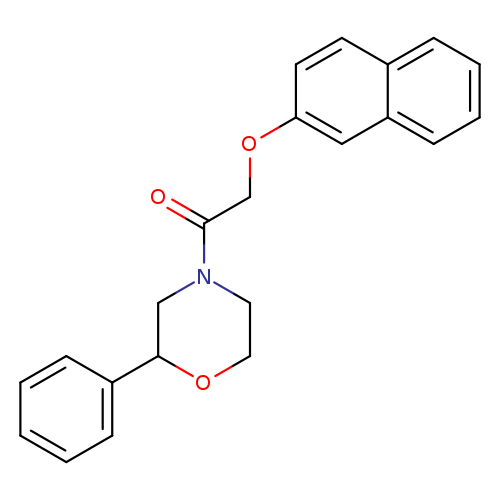 2-(naphthalen-2-yloxy)-1-(2-phenylmorpholin-4-yl)ethan-1-one