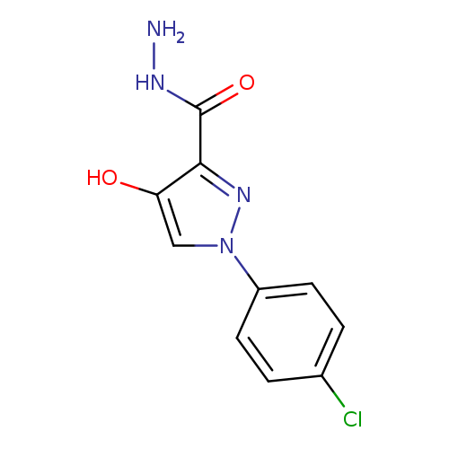 1-(4-chlorophenyl)-4-hydroxy-1H-pyrazole-3-carbohydrazide