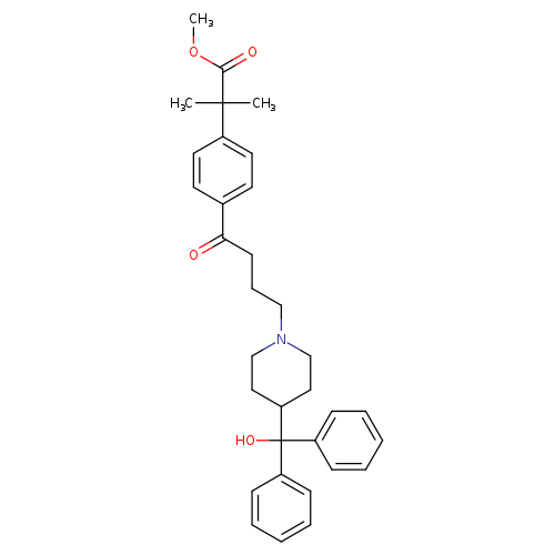 Methyl 2-(4-(4-(4-(hydroxydiphenylmethyl)piperidin-1-yl)butanoyl)phenyl)-2-methylpropanoate