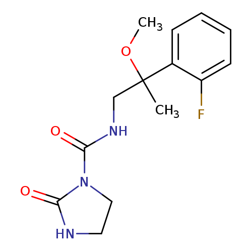 N-[2-(2-fluorophenyl)-2-methoxypropyl]-2-oxoimidazolidine-1-carboxamide